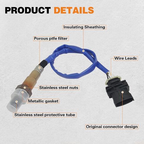 2 قطعة مستشعر O2 المنبع والمصب لـ 2011-2015 Cruze 1.4L, 2012-2020 Trax 1.4L, 2012-2020 Sonic 1.4L.OE #234-4528 234-4529 in Kuwait