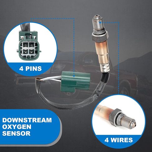 2 Pairs Upper and Lower Oxygen Sensors Compatible with Nissan 2012 2011 2010 2009 2008 Armada Pathfinder Titan V8 5.6L 4Pcs O2 Sensors 234-9038 234-4835 in Kuwait