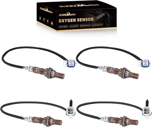 Oxygen O2 Sensor 234-4668 234-4256 Upstream Downstream Replacement for Cadillac Escalade, for Chevy Avalanche Suburban Tahoe Silverado 1500 2500, for GMC Yukon XL Sierra 1500 2500 4PCS in Kuwait