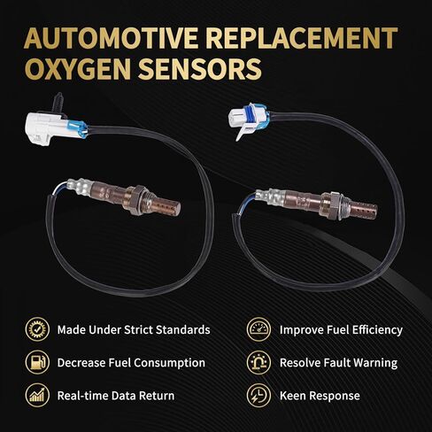 Oxygen O2 Sensor 234-4668 234-4256 Upstream Downstream Replacement for Cadillac Escalade, for Chevy Avalanche Suburban Tahoe Silverado 1500 2500, for GMC Yukon XL Sierra 1500 2500 4PCS in Kuwait