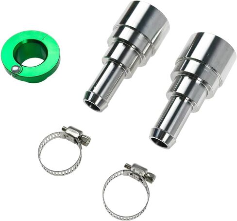 800-409HP 2PCS Heater Hose Connector Stainless Steel Coolant Hose Connector | Fit for GM Inlet/Outlet 3/4" Tube 5/8" Hose GMC Ford Chevrolet Cadillac Buick Hummer Lincoln | OE 15151875 15792820 in Saudi Arabia