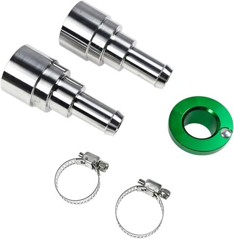800-409HP 2PCS Heater Hose Connector Stainless Steel Coolant Hose Connector | Fit for GM Inlet/Outlet 3/4" Tube 5/8" Hose GMC Ford Chevrolet Cadillac Buick Hummer Lincoln | OE 15151875 15792820 in Saudi Arabia