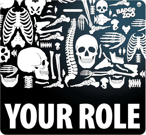 Custom Double Sided Horizontal Badge Buddy with 20 Background Options X-Ray Theme in Kuwait