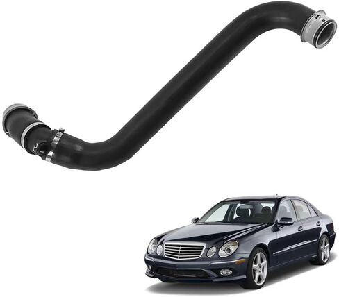 Radiator Hose A2115014782 Upper Radiator Coolant Hose Pipe Compatible with Mercedes-Benz S211 W211 E350 V6 3.5L 2006-2009 Replaces 2115014782 Rubber Black in Saudi Arabia