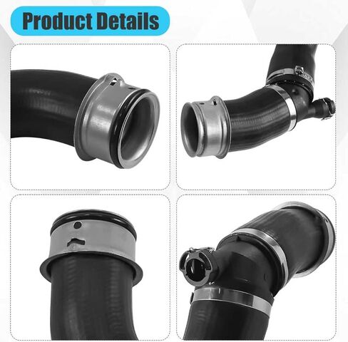 Radiator Hose A2115014782 Upper Radiator Coolant Hose Pipe Compatible with Mercedes-Benz S211 W211 E350 V6 3.5L 2006-2009 Replaces 2115014782 Rubber Black in Saudi Arabia