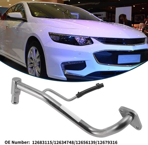 Radiator Hose Heater Hose Radiator Outlet Hose Pipe No.12683115/12634748/12656139/12679316 for Chevrolet Malibu 2.0L Gas 2013-2022 Coolant Pipe Black in Saudi Arabia