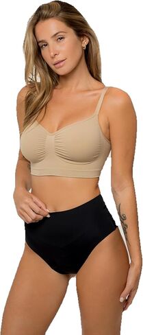 Bralette Soft Wireless Support Bralette for Everyday Comfort Easy Wear and Layering Nude Sizes S XL in Saudi Arabia