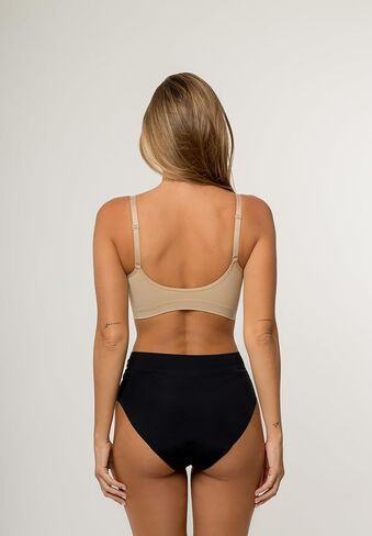 Bralette حمالة صدر داعمة لاسلكية ناعمة لراحة يومية، سهولة الارتداء والارتداء في طبقات، مقاسات S XL in Kuwait