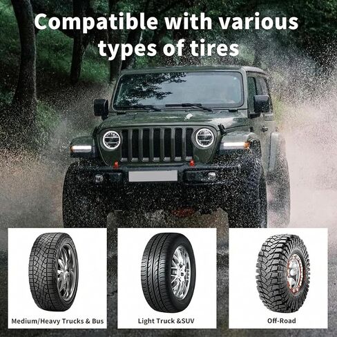 Tire Balance Beads 8.8KG(310.4oz),Tempered Glass Wheel Balancing Beads for Trucks,Motorcycles,Trailer,ATVs,Off-Road Vehicles,Reusable, Eco-Friendly Beads with Tire Tread Depth Gauge in Saudi Arabia