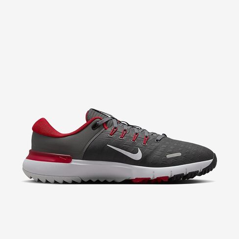 حذاء الجولف Nike Free Golf NN (FN0332-002، رمادي حديدي/أحمر جامعي/رمادي دخاني/أبيض) مقاس 11.5 in Saudi Arabia