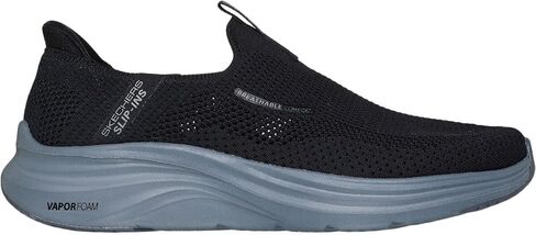 Skechers - حذاء Vapor Foam للرجال - حذاء Volann الرياضي، اللون أسود/رمادي، المقاس: 14 M US in Saudi Arabia
