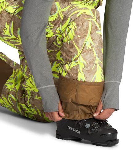 THE NORTH FACE Women's Freedom Insulated Bib, Utility Brown Prairie Paintbrush Print Small Regular in Saudi Arabia