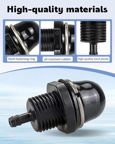 مضخة الوقود فتيلة 895124 مناسبة للميركوري 8HP 9.9HP 10HP 15HP 20HP Carb 4 السكتة الدماغية خارجي 2005-2008 in Kuwait