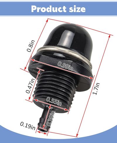 مضخة الوقود فتيلة 895124 مناسبة للميركوري 8HP 9.9HP 10HP 15HP 20HP Carb 4 السكتة الدماغية خارجي 2005-2008 in Kuwait