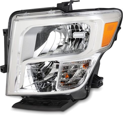 AKKON - Fit 2016 2017 2018 2019 Nissan Titan XD SV 16-19 Halogen Type Headlights Headlamp Black Housing Oe Style Driver Passenger Side Direct Replacement in Saudi Arabia
