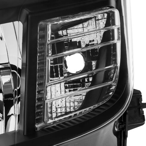 AKKON - Fit 2016 2017 2018 2019 Nissan Titan XD SV 16-19 Halogen Type Headlights Headlamp Black Housing Oe Style Driver Passenger Side Direct Replacement in Saudi Arabia
