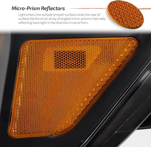 AKKON - Fit 2016 2017 2018 2019 Nissan Titan XD SV 16-19 Halogen Type Headlights Headlamp Black Housing Oe Style Driver Passenger Side Direct Replacement in Saudi Arabia