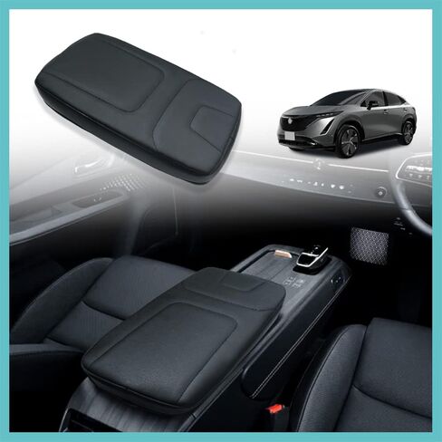 BestEvMod Center Console Armrest Pad Cover Compatible with Honda Prologue 2026 2025 2024 Accessories Extra Soft Microfiber Leather Protector Seat Armrest Cover Black with Black Stitching (Padded) in Saudi Arabia