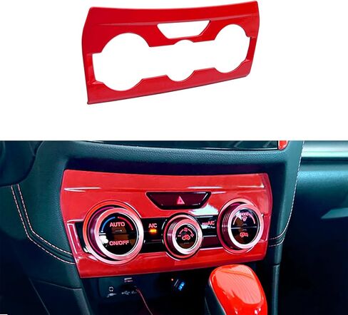 for Subaru Interior Console Dashboard Panel Air Condition Cover Trim for Subaru Crosstrek Impreza Sport Limited Premium Hybrid 2018 2019 2020 2021 2022 2023, Carbon Fiber Grain in Kuwait