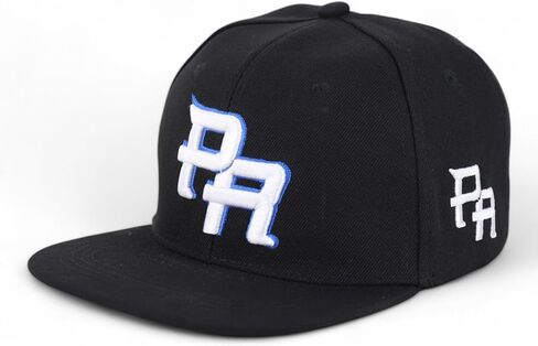 Trendy Apparel Shop Puerto Rico Embroidered Round Flat Bill Snapback Cap in Saudi Arabia