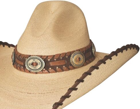 قبعات Bullhide Golden Dawn 20X Palm Leaf GUS Western Straw Cowboy Hat in Kuwait