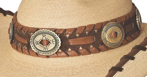 قبعات Bullhide Golden Dawn 20X Palm Leaf GUS Western Straw Cowboy Hat in Kuwait