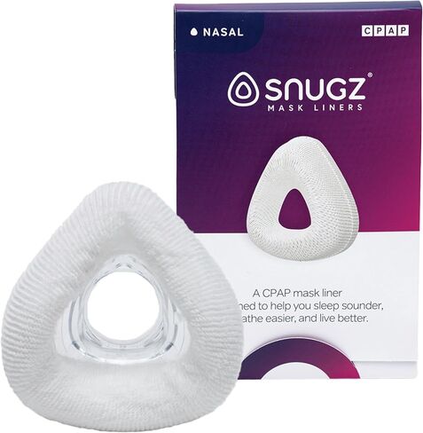 بطانات قناع الأنف Snugz: قابلة للغسل في الغسالة، مقاس واحد يناسب معظم بطانات أقنعة الأنف CPAP، عبوة من قطعتين تدوم 90 يومًا in Saudi Arabia