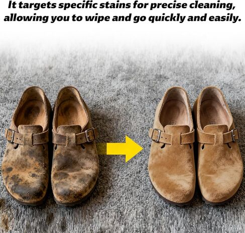 فرشاة من الجلد السويدي 2 في 1 ومجموعة فرش تنظيف الأحذية وممحاة تلميع بشعيرات ناعمة للأحذية المصنوعة من جلد الغزال والنوبوك in Kuwait