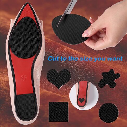 Shoe Grip Pads & Mink Oil Conditioner Kit, Silicone Anti-Slip Sole Protectors for Genuine Leather Shoes & Boots in Saudi Arabia