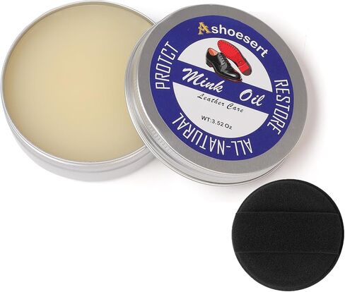 Shoe Grip Pads & Mink Oil Conditioner Kit, Silicone Anti-Slip Sole Protectors for Genuine Leather Shoes & Boots in Kuwait