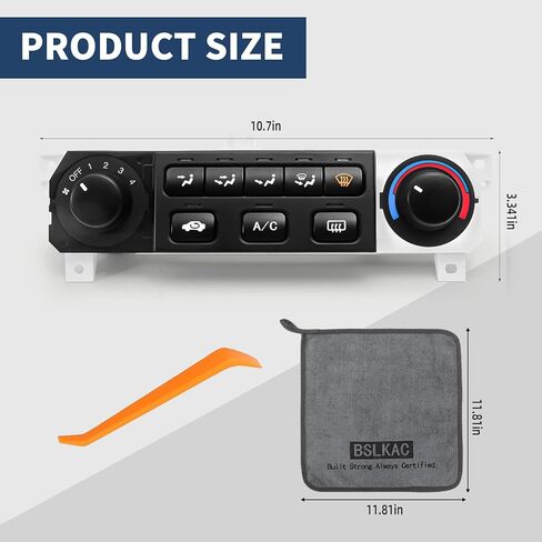 مفتاح التحكم في المناخ لسخان مكيف الهواء البديل، 79600-S84-A01ZA، 599-268 متوافق مع هوندا أكورد 1998-2000 وهوندا أوديسي 1998-2004 - لوحة تحكم التيار المتردد in Kuwait