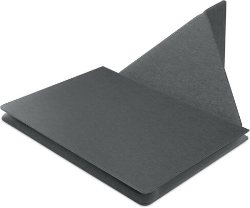 Lenovo Yoga Tote Sleeve Case for Laptops with 14-inch Display, Multi-Compartment Organizer with Convertible Stand, Lightweight Protective Polyester & Microfiber Sleeve, Luna Grey in Kuwait