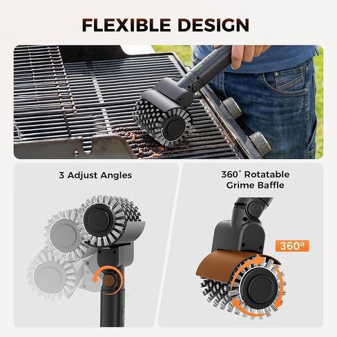 Lebein YMG-818/820 رؤوس فرشاة الغش الكهربائية تدورات ، 8pcs مجموعة ملحقات الفرشاة الإضافية لـ YMG-818/820 فرشاة التنظيف اللاسلكي فقط-فغرة غير متضمنة (رؤوس فرشاة YMG-Black) in Kuwait