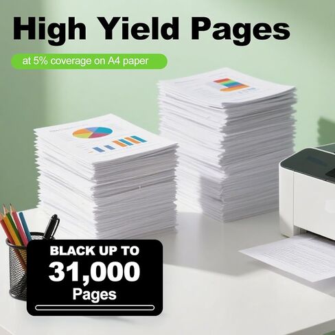 24B7541 Black Toner Cartridge Replacement for Lexmark 24B7541 Toner Cartridge Compatible with Lexmark M3350 XM3350 Printers (with chip, 31,000 Pages) in Kuwait