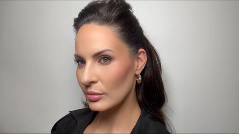 Sparkly Crystal Huggie Hoop Earrings, Tarnish Resistant 18k Yellow Gold Filled in Kuwait