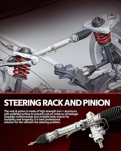 رف توجيه هيدروليكي من Torchbeam واستبدال ترس لسيارة جيب 2008-2012 ليبرتي، دودج 2007-2011 نيترو استبدال #97390 in Kuwait