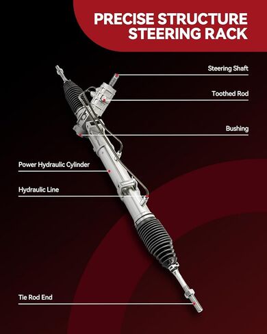 رف توجيه هيدروليكي من Torchbeam واستبدال ترس لسيارة جيب 2008-2012 ليبرتي، دودج 2007-2011 نيترو استبدال #97390 in Kuwait