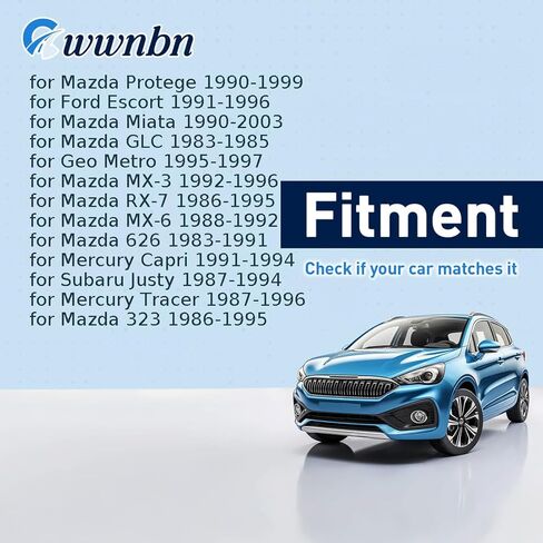 طقم منفاخ أمامي وترس بديل B456-32-125، NC10-32-125 لـ Geo Metro 1995-1997 لـ Mazda 626 1983-1991 لـ Ford Escort 1991-1996 لـ Mazda GLC 1983-1985 1 قطعة in Kuwait