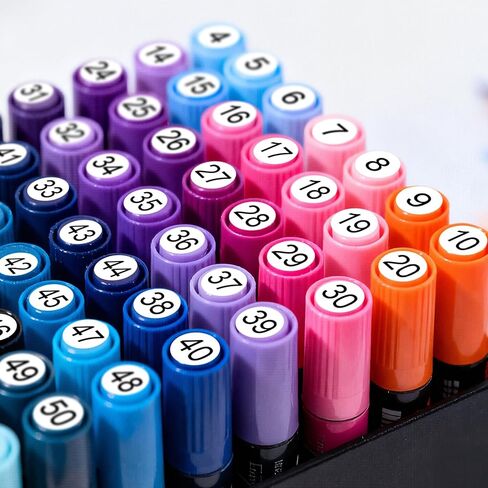 1-500 ملصق بأرقام مستديرة - 10 مجموعات 5000 ملصق جرد متتالي ذاتي اللصق، ملصقات جرد ذات أرقام صغيرة، ملصق أرقام دائري للتنظيم والتخزين وتنظيم الصناديق in Kuwait