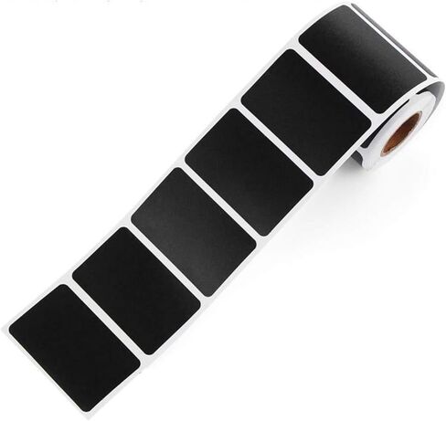 120 Pcs Labels, Reusable Black Stickers with 1 Pen for Parties Decoration, Craft Rooms, Weddings, Storage, Organize Your Home & Kitchen in Saudi Arabia