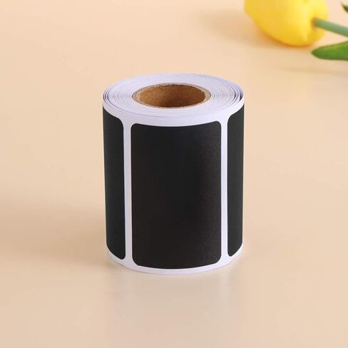 120 Pcs Labels, Reusable Black Stickers with 1 Pen for Parties Decoration, Craft Rooms, Weddings, Storage, Organize Your Home & Kitchen in Saudi Arabia