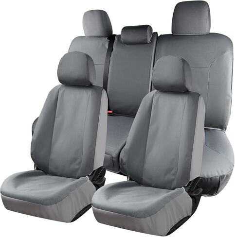 Coverado Seat Covers Custom Fit for Tacoma Double Cab/Crew Cab SR/SR5/TRD Sport/TRD Off-Road/Limited Seat Cushion Protectors 2016-2023 Oxford (Frontpair, Black) in Saudi Arabia