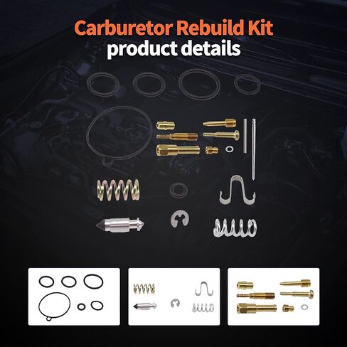 HiSport Carburetor Carb Rebuild Kit - Compatible with Honda Sportrax 90 TRX90 2x4 1999-2006 Replaces 16155-GZ5-000 in Saudi Arabia