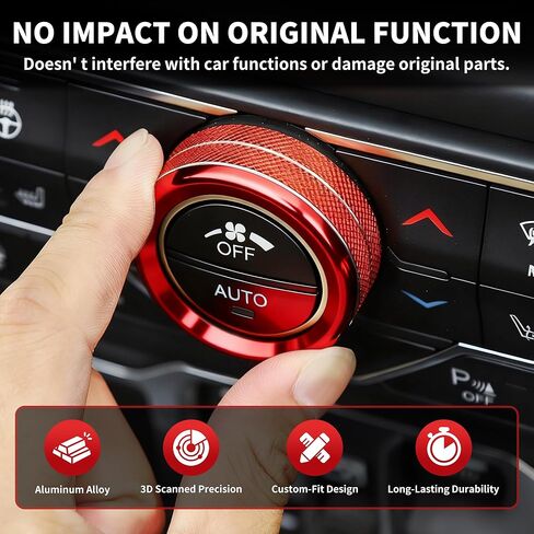 غطاء مقبض زر مناسب لسيارة Jeep Wrangler JL JLU 2018-2025 & Gladiator JT 2020-2024 ملحقات غطاء زر مكيف الهواء الأمامي وحدات التحكم المركزية غطاء مقبض التبديل 4 قطعة in Kuwait