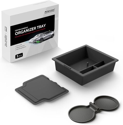 منظم وحدة التحكم المركزية من السيليكون الآمن غذائيًا، ملحقات Tesla New Model Y Juniper (2025/2026) وModel 3 Highland (2024/2025)، تنزلق بسلاسة، هدايا لمالكي Tesla [أسود] in Kuwait