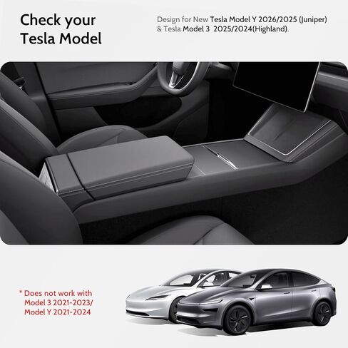 منظم وحدة التحكم المركزية من السيليكون الآمن غذائيًا، ملحقات Tesla New Model Y Juniper (2025/2026) وModel 3 Highland (2024/2025)، تنزلق بسلاسة، هدايا لمالكي Tesla [أسود] in Kuwait