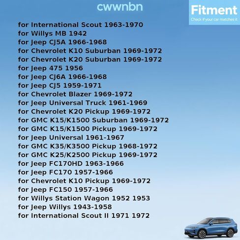Front for Chevrolet Blazer K10 K20 Pickup Suburban 1969 1970 1971 1972 Replacement 5351142, D2TZ7B215B Transfer Case Output Shaft Seal 1 X in Saudi Arabia