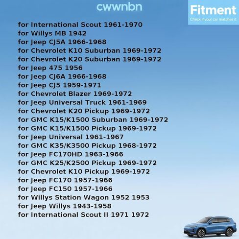 الخلفية لسيارة شيفروليه بليزر K10 K20 بيك اب الضواحي 1969 1970 1971 1972 استبدال 5351142 ، D2TZ7B215B علبة نقل إخراج رمح الختم 1 قطعة in Saudi Arabia