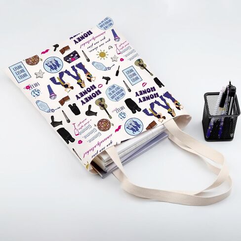FEELMEM Mamma Music Inspired Gift Mamma Music Tote Bag Mamma Fans Gift Power Shoulder Work Bag Gift in Saudi Arabia