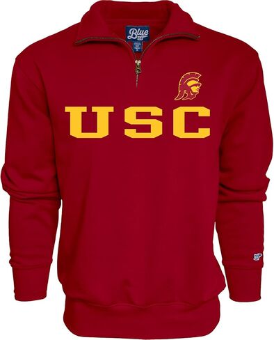 Blue 84 Men's Florida State Seminoles Quarter Zip Sweatshirt Team Color, Team Color, Medium in Saudi Arabia